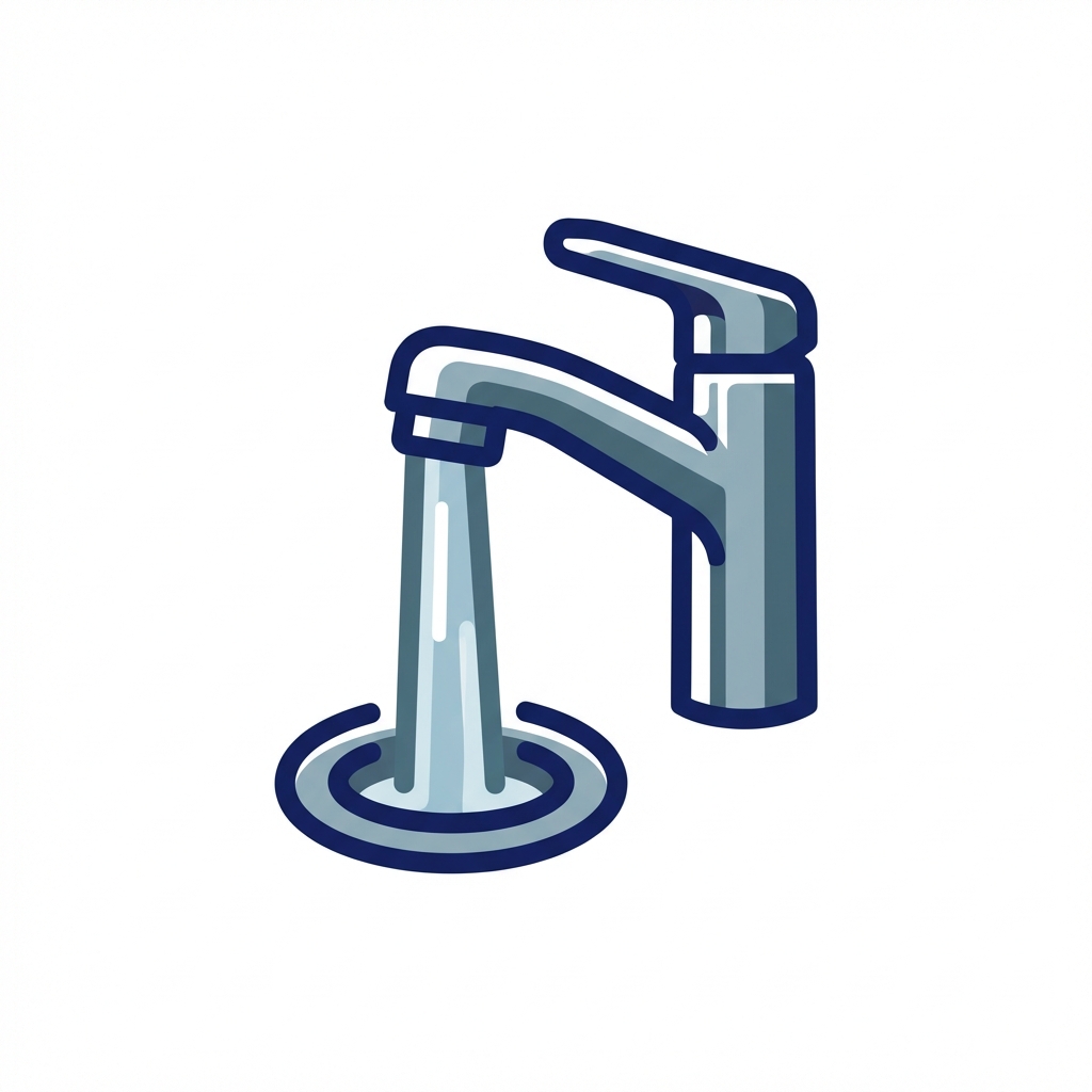Drain cleaning service icon