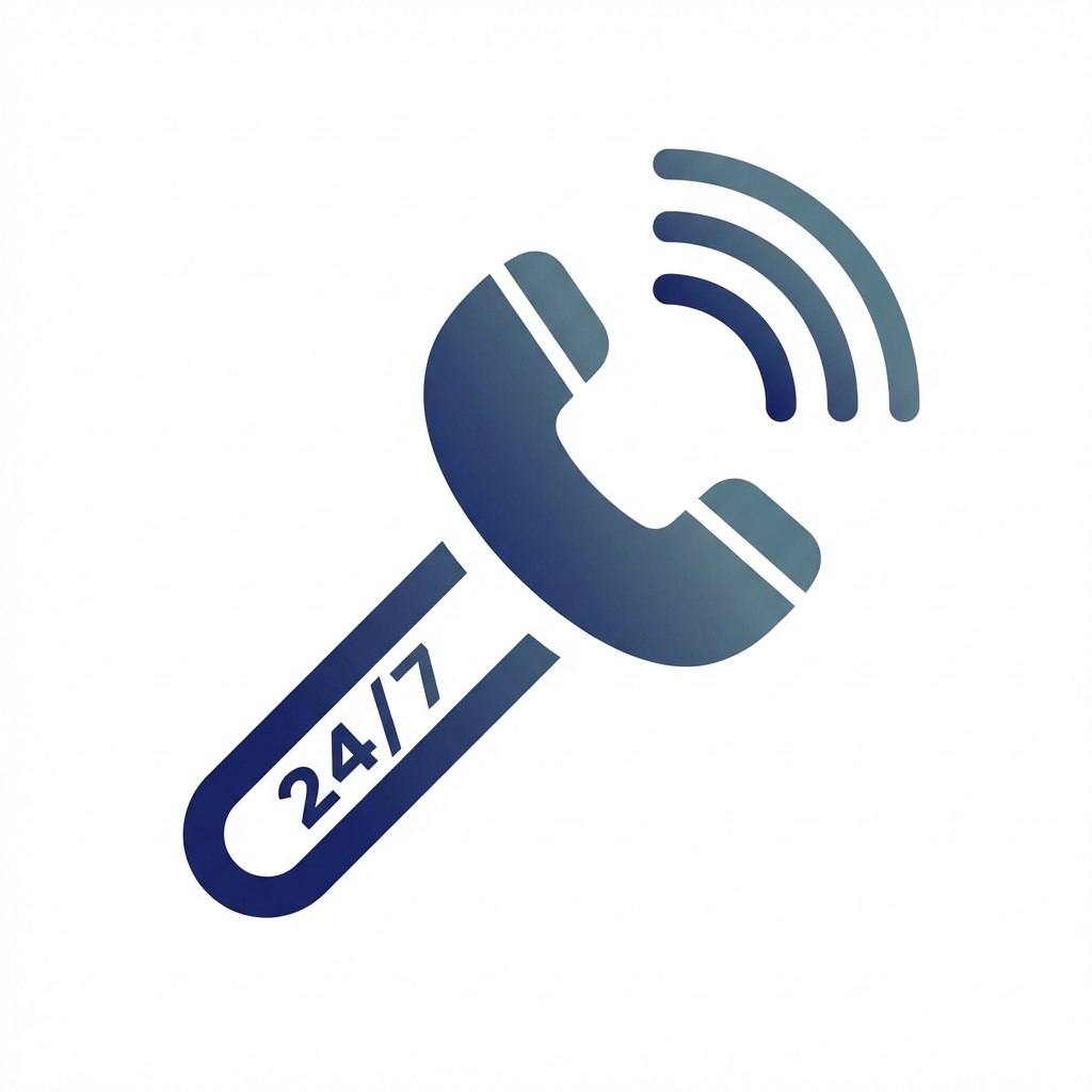 Emergency plumbing service icon