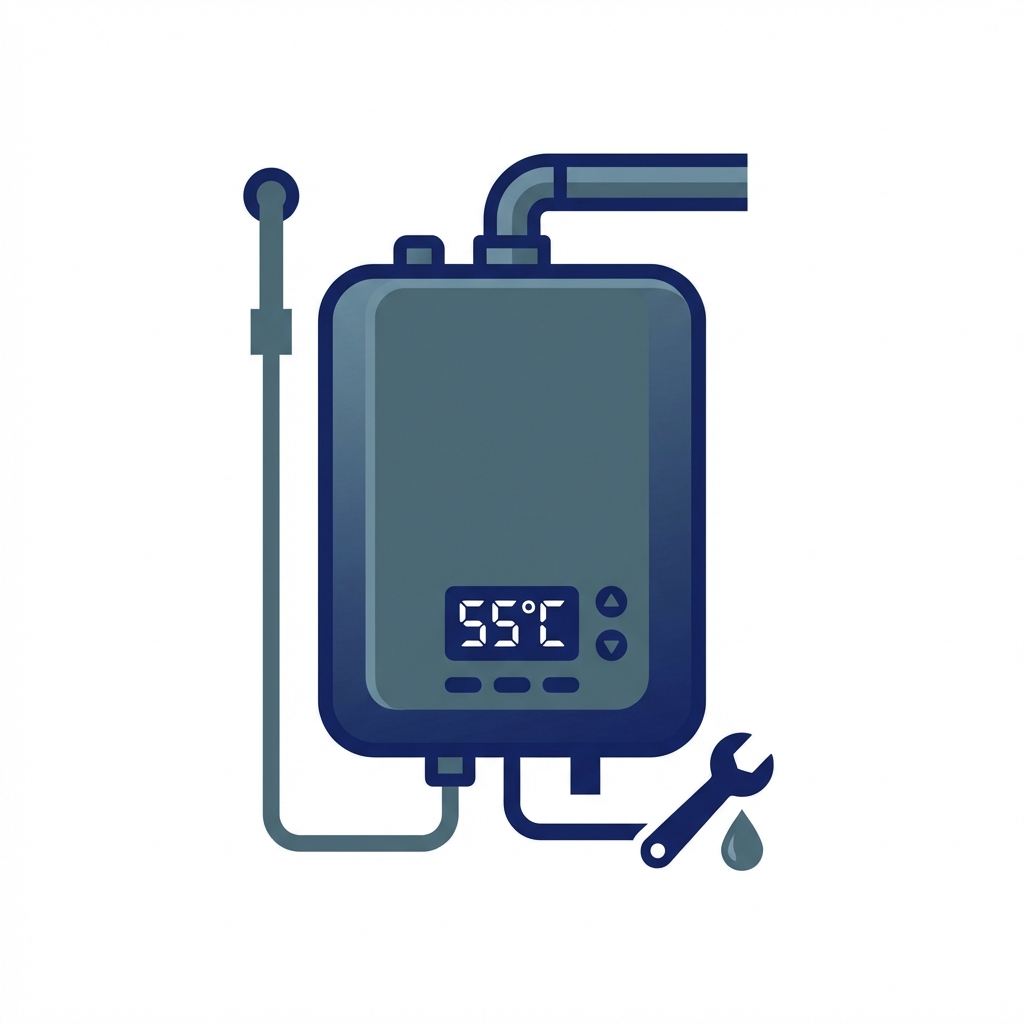 Water heater repair service icon